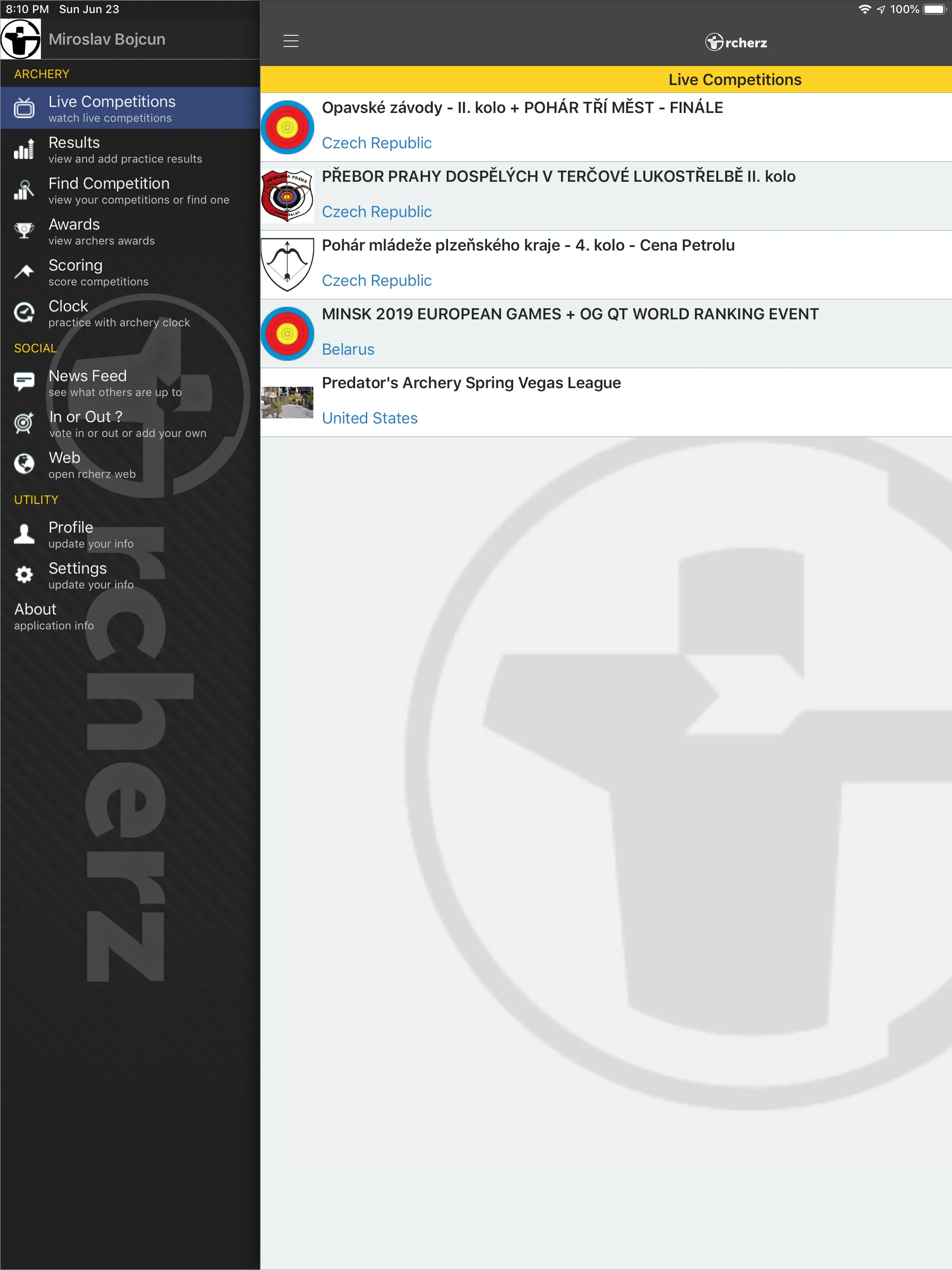 Rcherz iOS