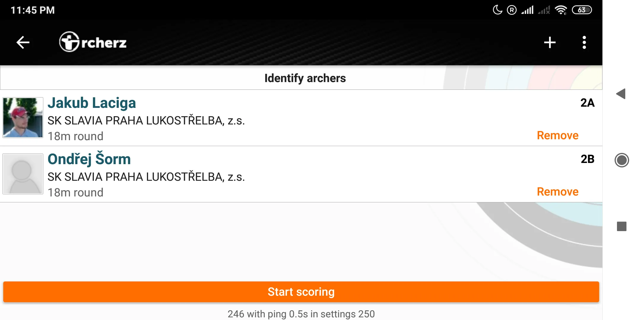 Rcherz Scoring screenshot 2