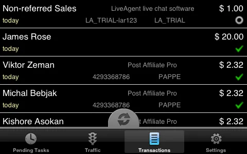 Post Affiliate Pro Mobile screenshot 5