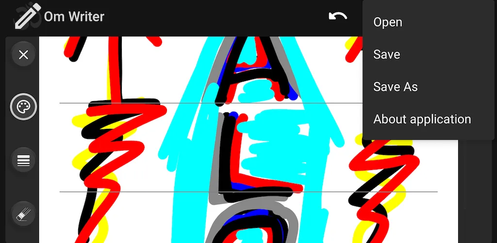 Om Writer screenshot 1