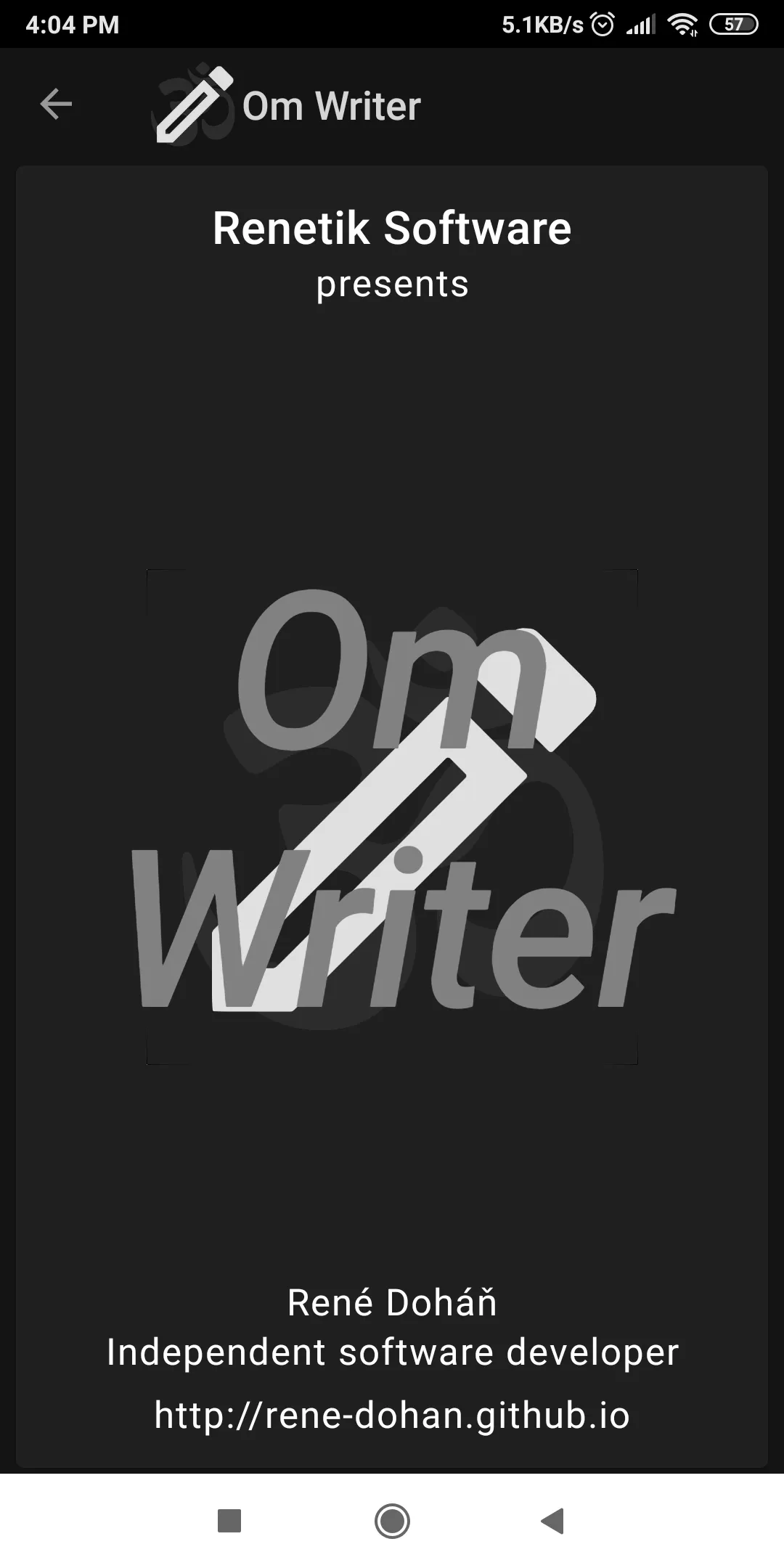 Om Writer screenshot 12