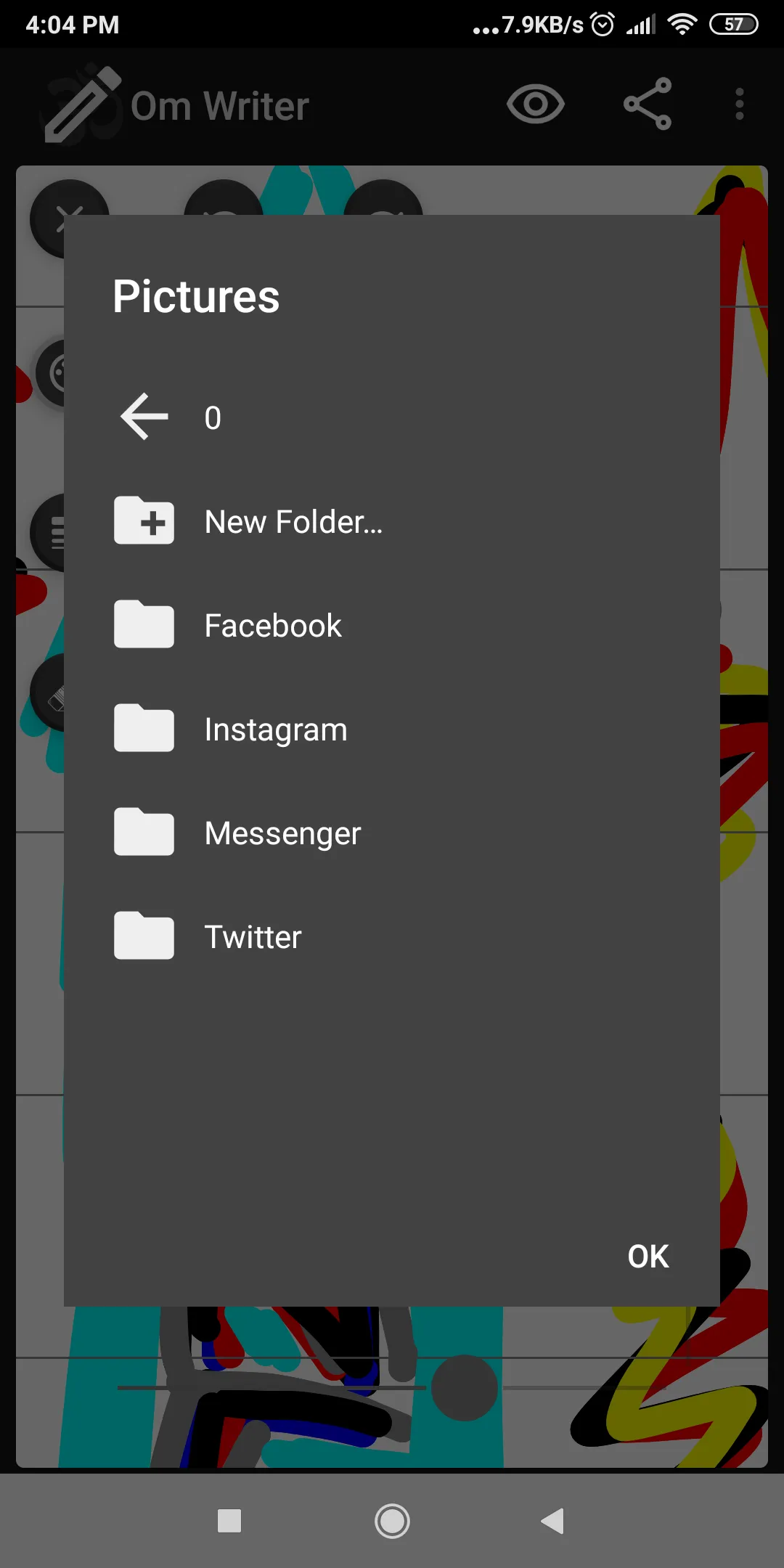Om Writer screenshot 13
