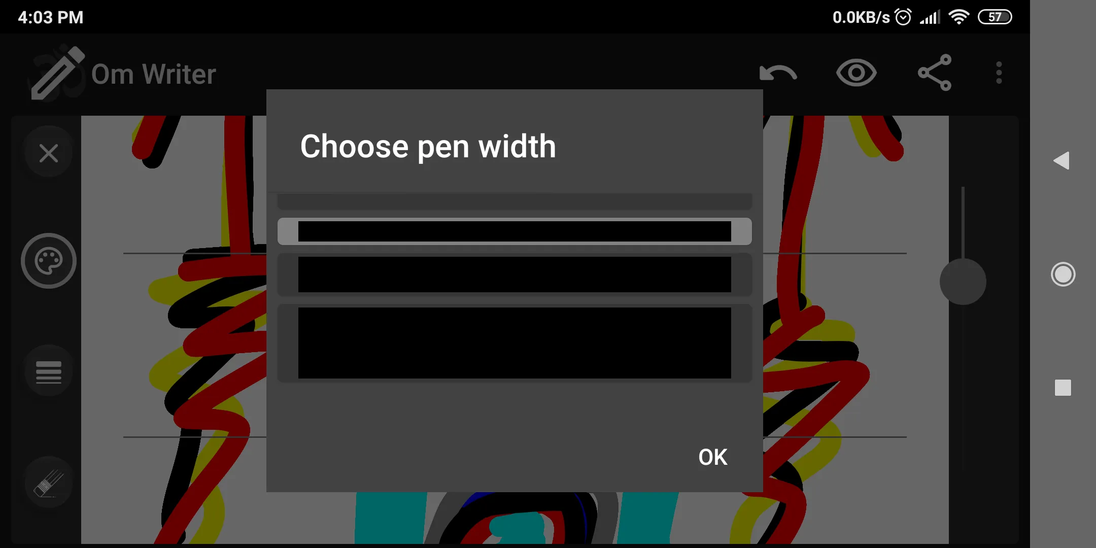 Om Writer screenshot 2