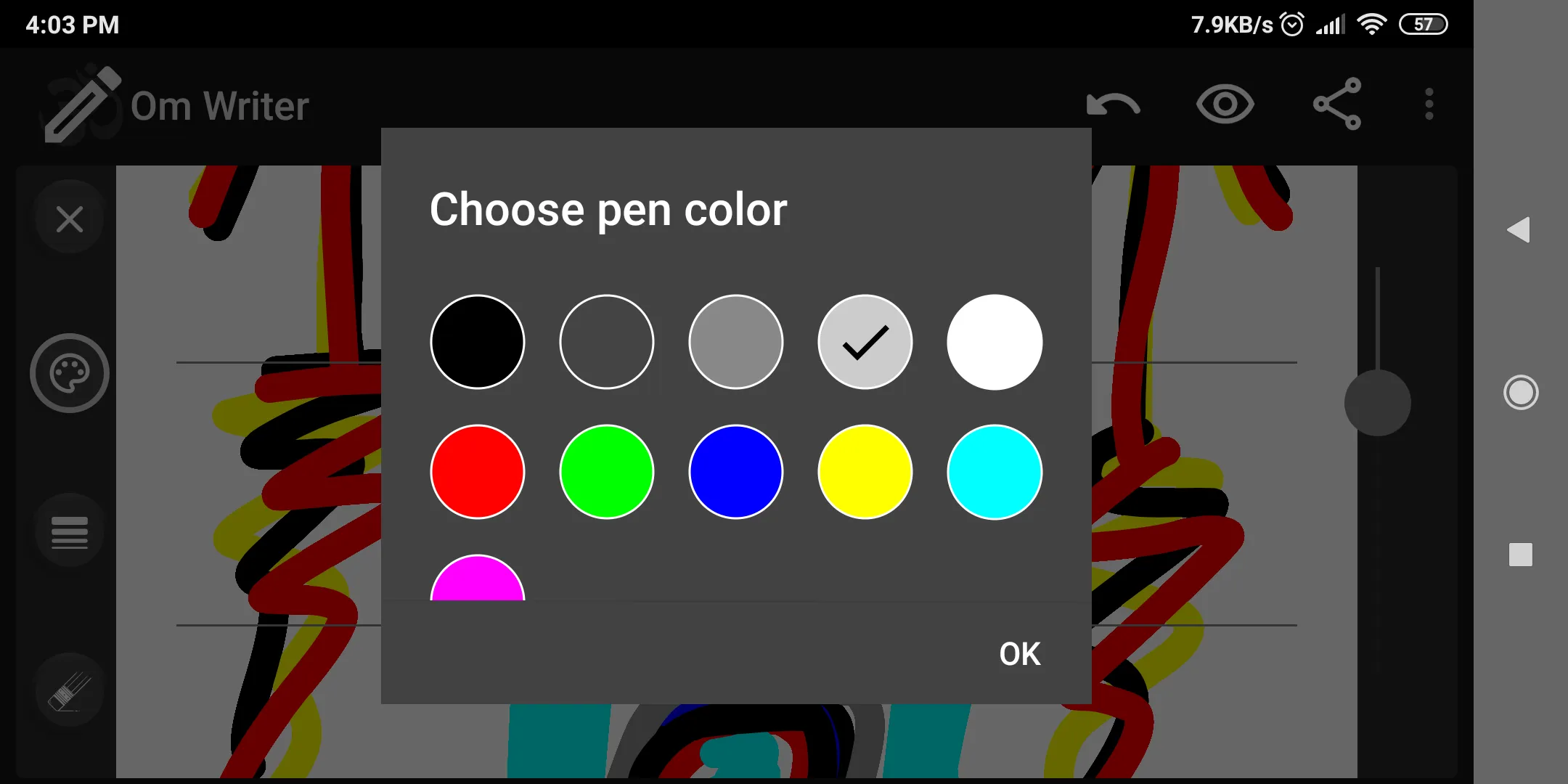 Om Writer screenshot 3