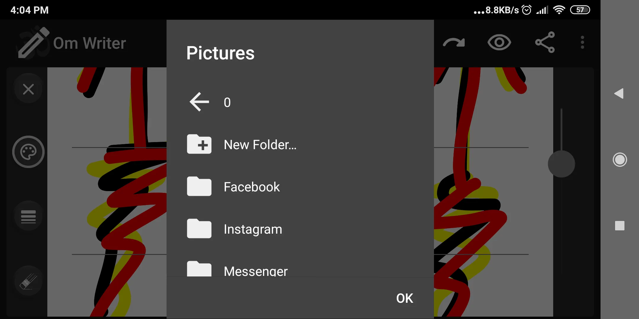 Om Writer screenshot 5
