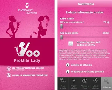 Promile Lady screenshot 2