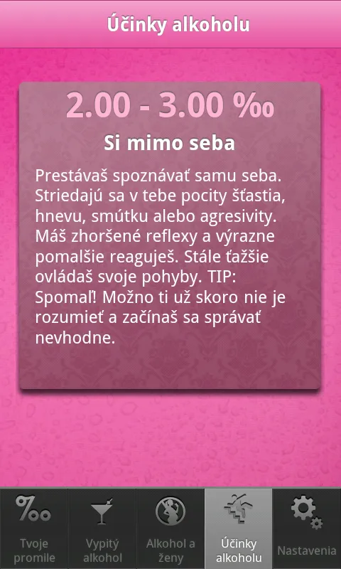 Promile Lady screenshot 12
