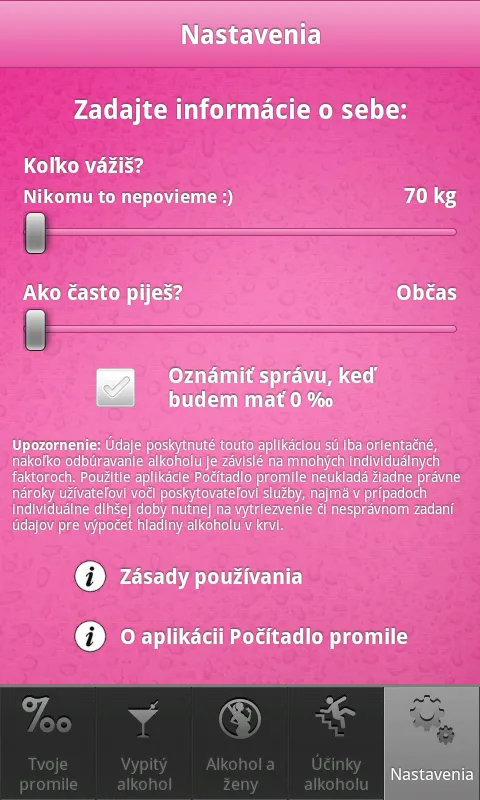 Promile Lady screenshot 13